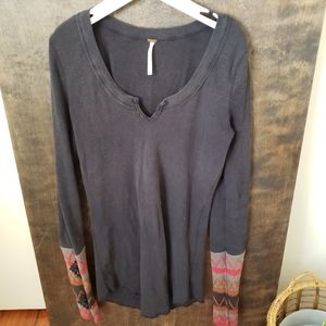 FP Free People Henley long sleeve L